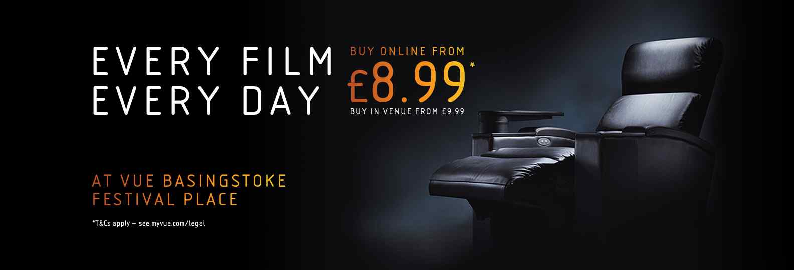 Vue Basingstoke Festival Place | Every Film, Every Day from £8.99